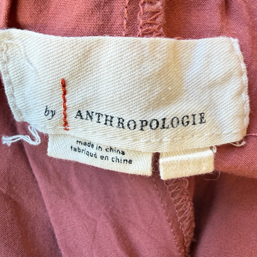 Anthropologie Felicity Tulle Midi Skirt Womens Size S Dusty Rose Ruffle Mesh - Picture 6 of 12